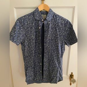 J. Crew Men’s Short Sleeve Button Down - Anchor